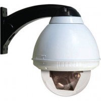 Outdoor dome, ptz IP camera system, wall mount. 36x zoom Day & night camera