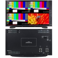 27" Widescreen Native HD Resolution LCD Monitor with Built-In Quad Splitter 2k/4K